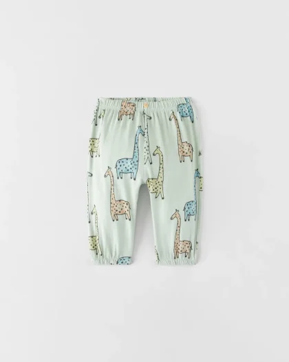 Giraffe Slub Knit Trousers